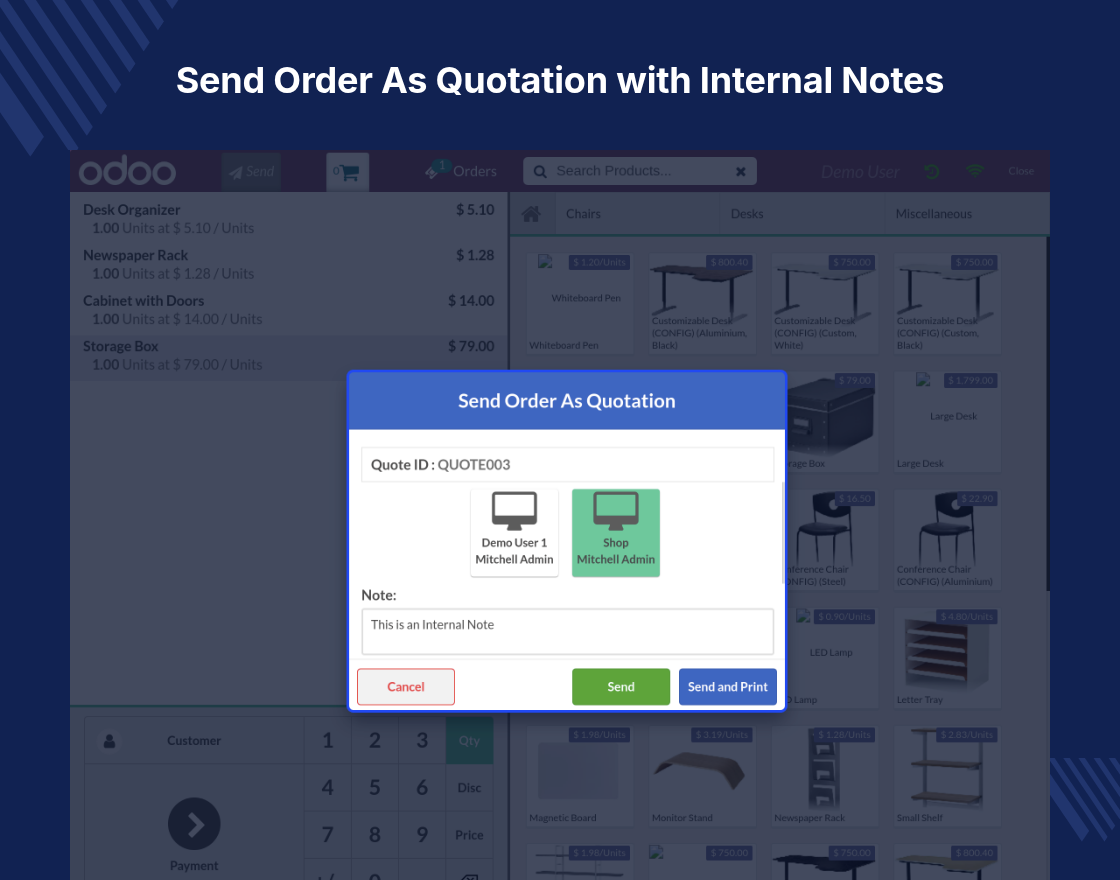 Odoo POS Order Sync