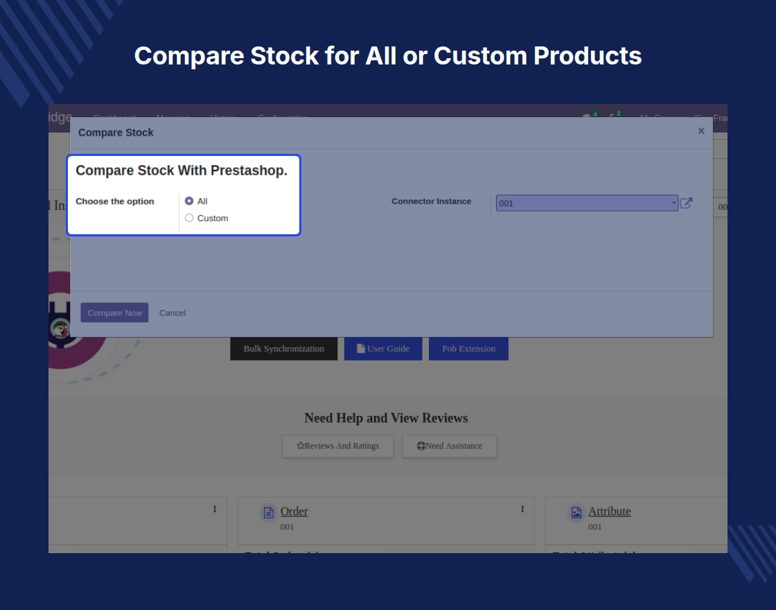 POB Extension : Stock Comparison