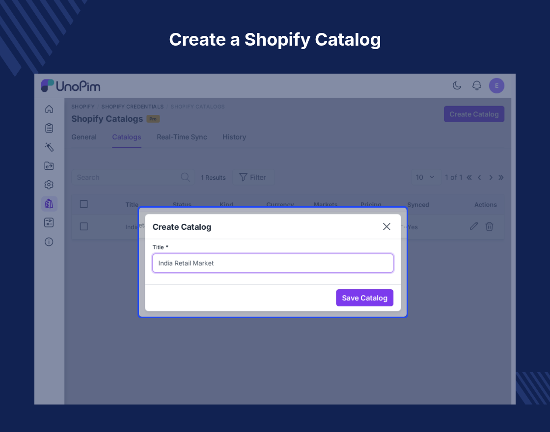 UnoPim Shopify Connector Pro