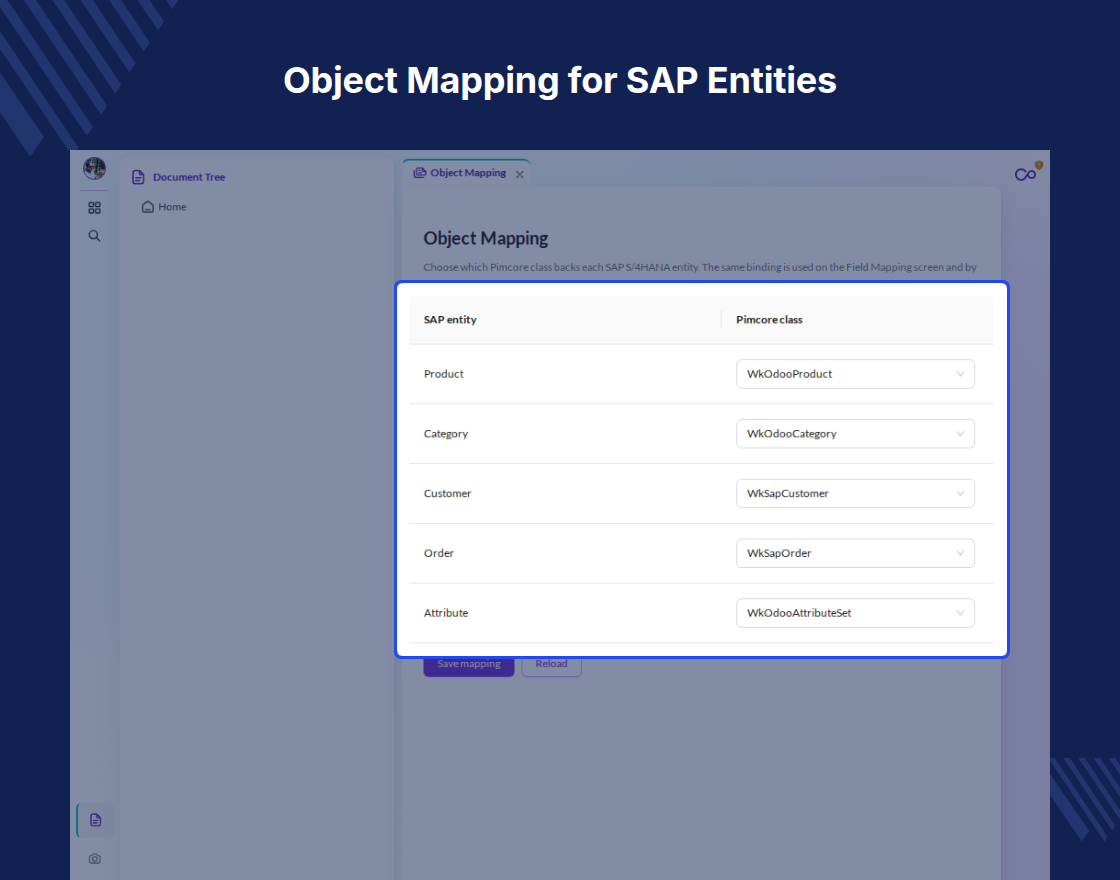 Pimcore SAP S/4HANA Connector
