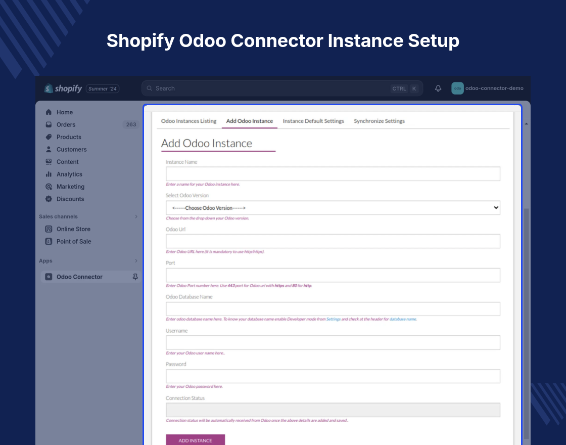 Shopify Odoo Connector
