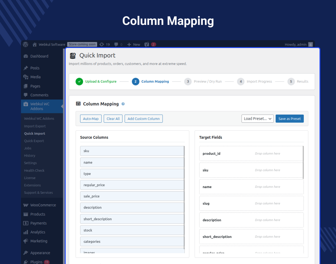 WooCommerce Advanced Import Export