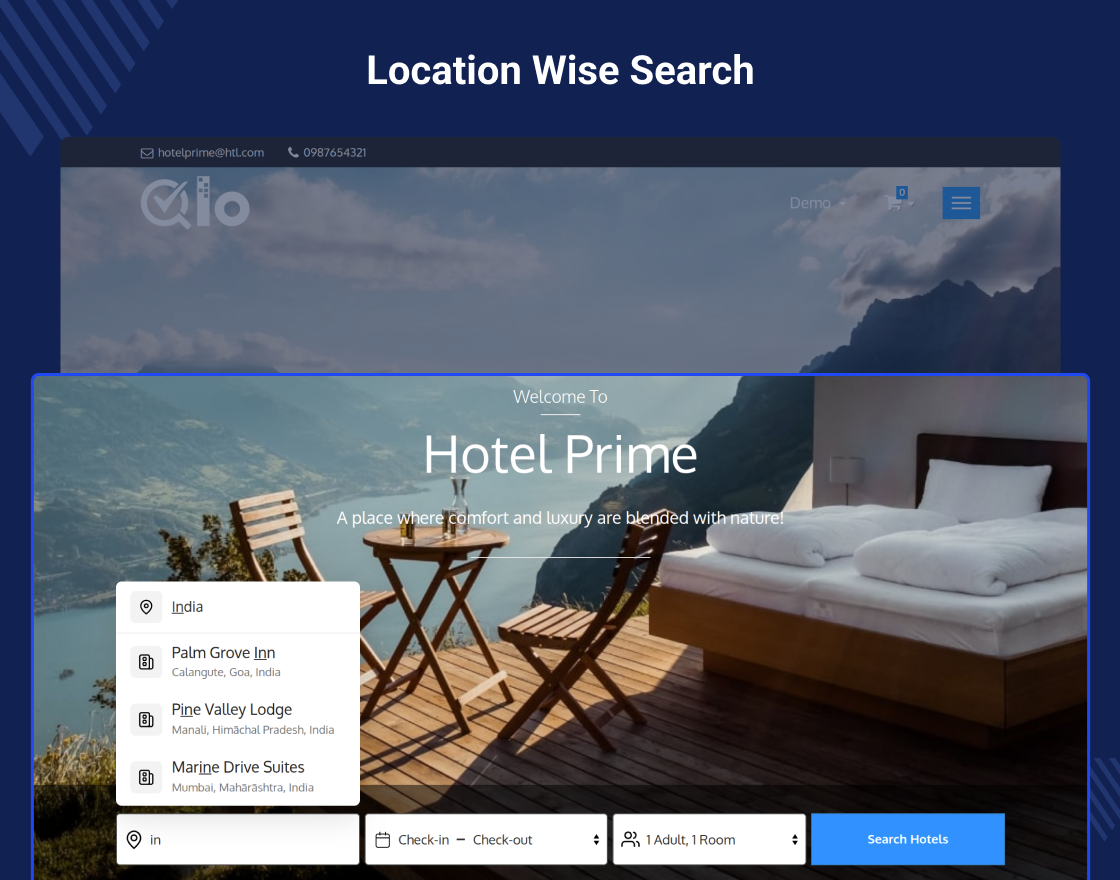 QloApps Location Wise Search