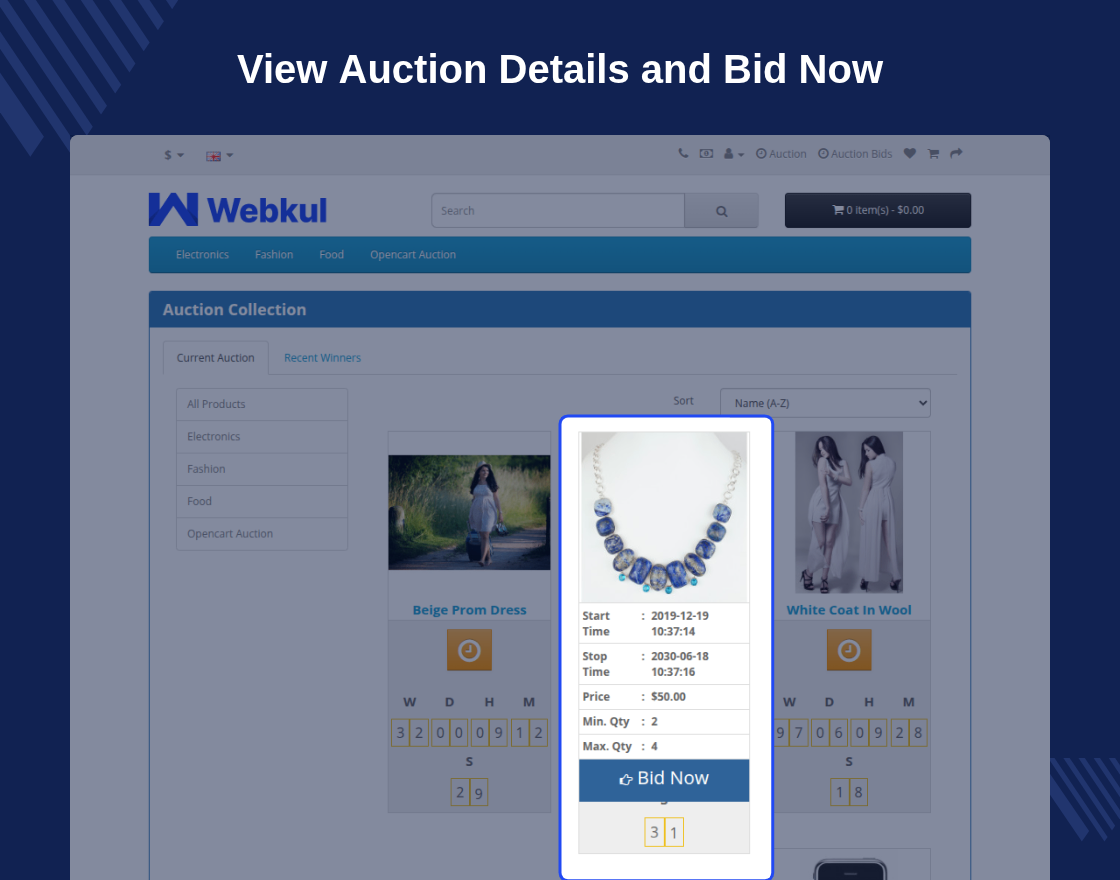 Opencart Auction 