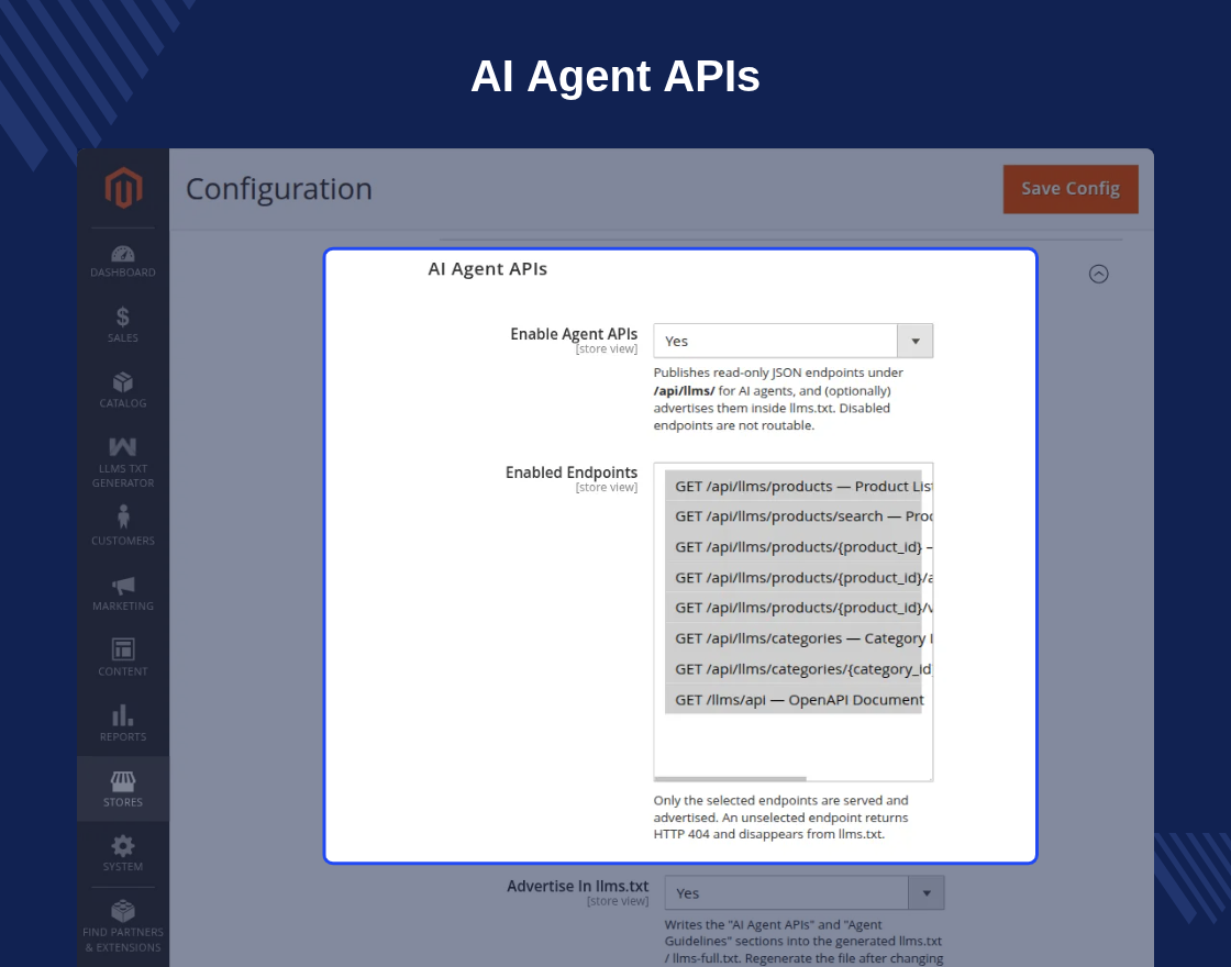 Magento 2 LLMs TXT Generator
