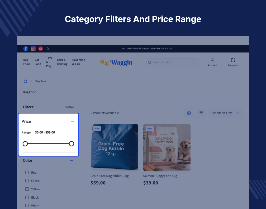 Bagisto Pet Commerce Theme