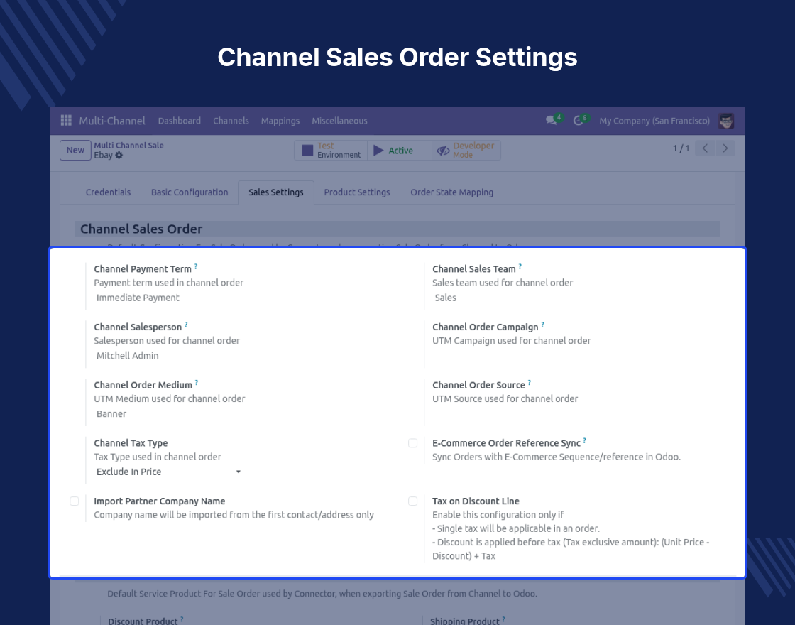 Odoo eBay Connector