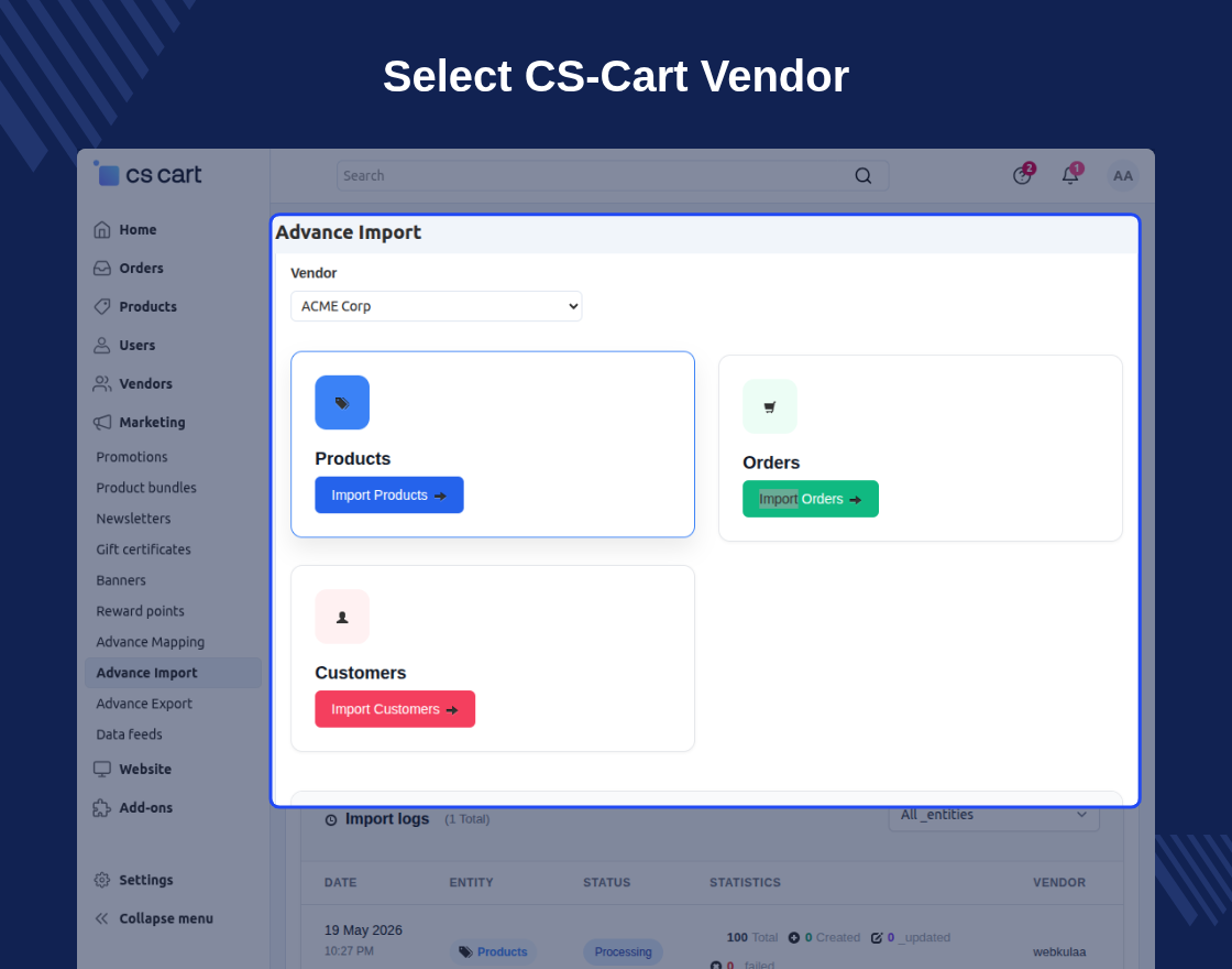 CS-Cart Advanced Import Export