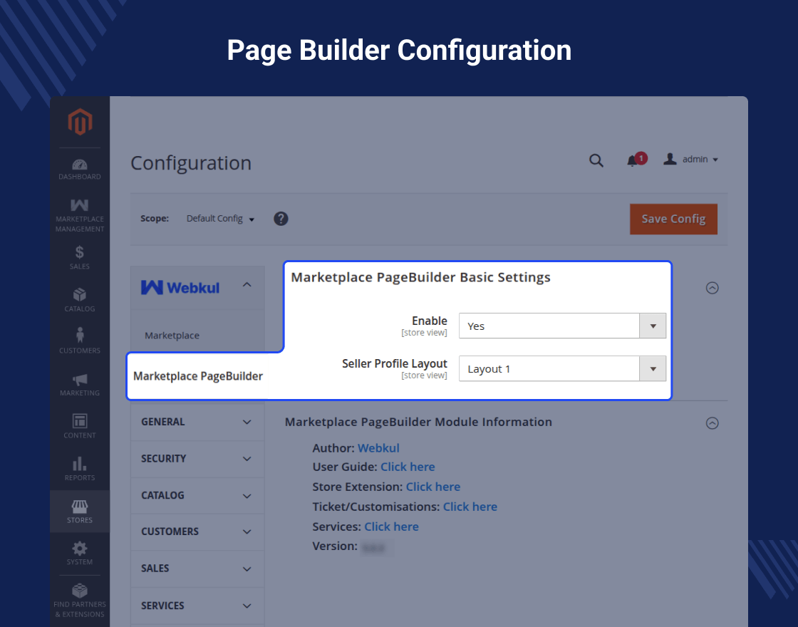 Magento 2 Multi Vendor Page Builder