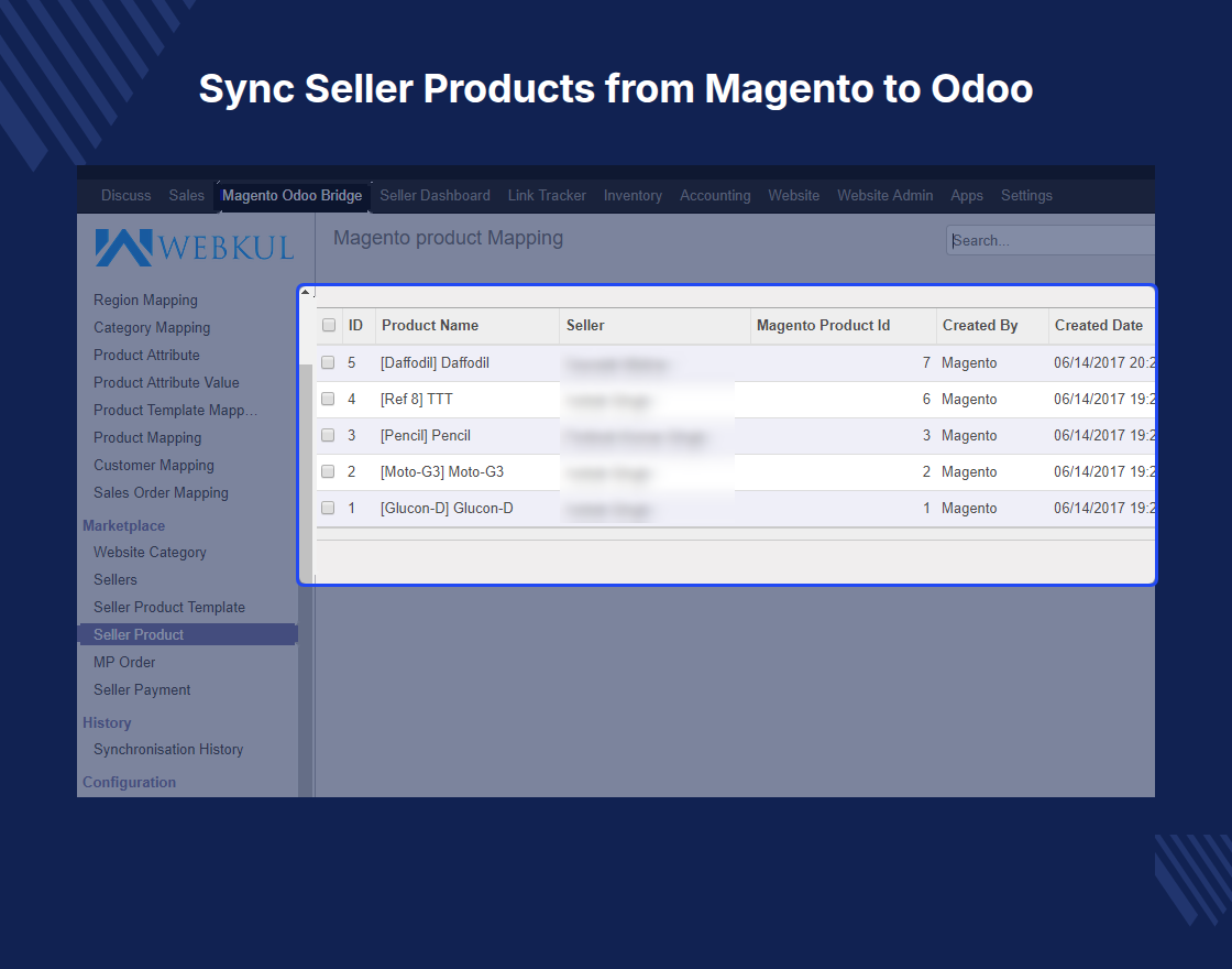 Multi Vendor Odoo Connector For Magento (OpenMage)