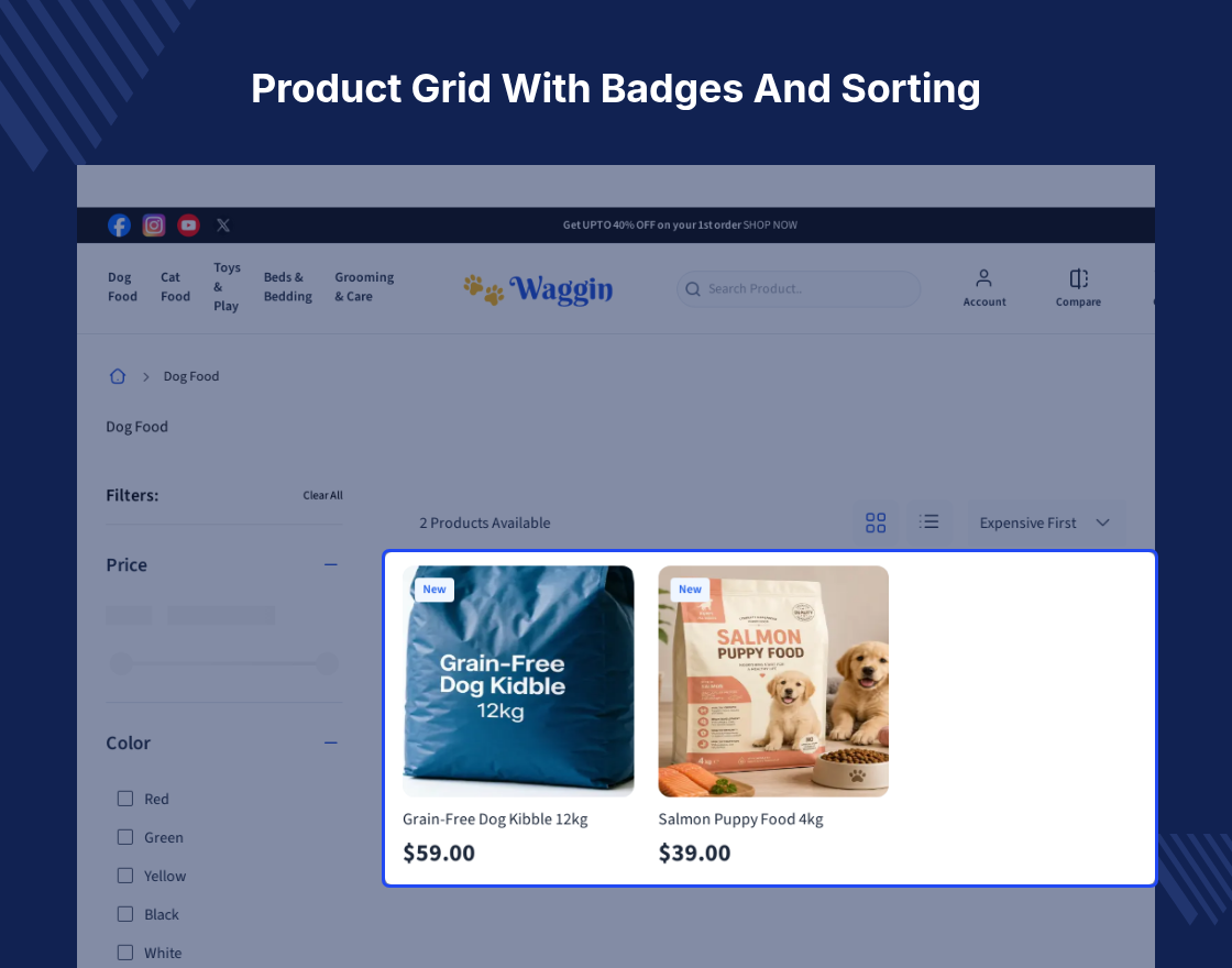 Bagisto Pet Commerce Theme