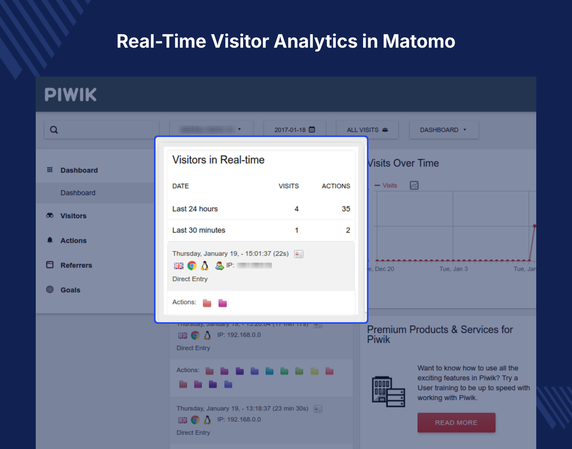 Odoo Matomo (formerly Piwik) Integration