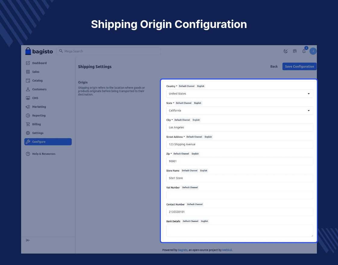 Laravel eCommerce SaaS Aramex Shipping