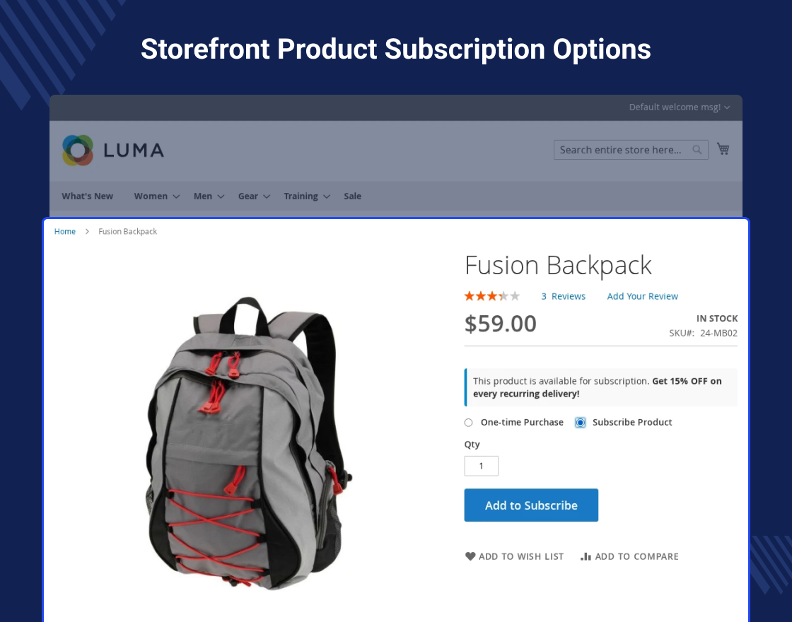 Magento 2 Subscription Delivery Module