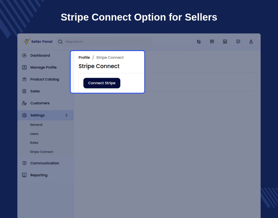 Laravel Marketplace Stripe Payment Gateway