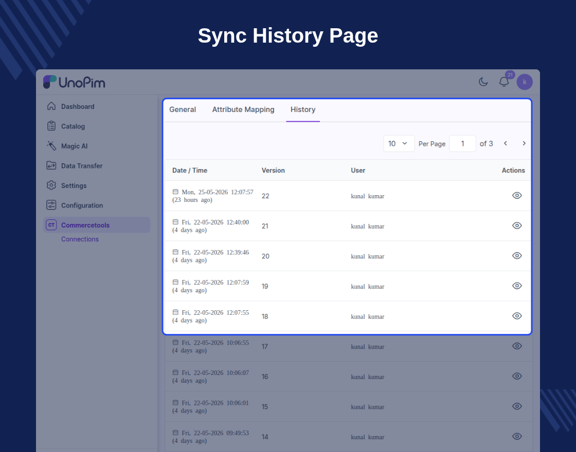 UnoPim Commercetools Connector