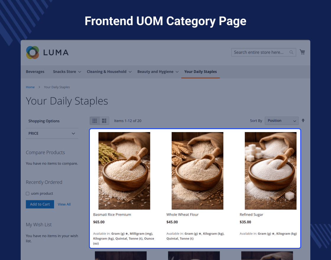 Magento 2 Unit of Measurement (UOM)