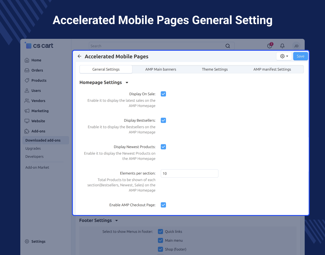 CS-Cart Accelerated Mobile Pages
