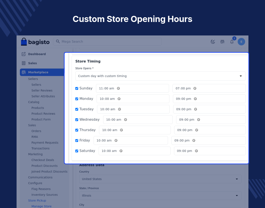 Bagisto Marketplace Store Locator