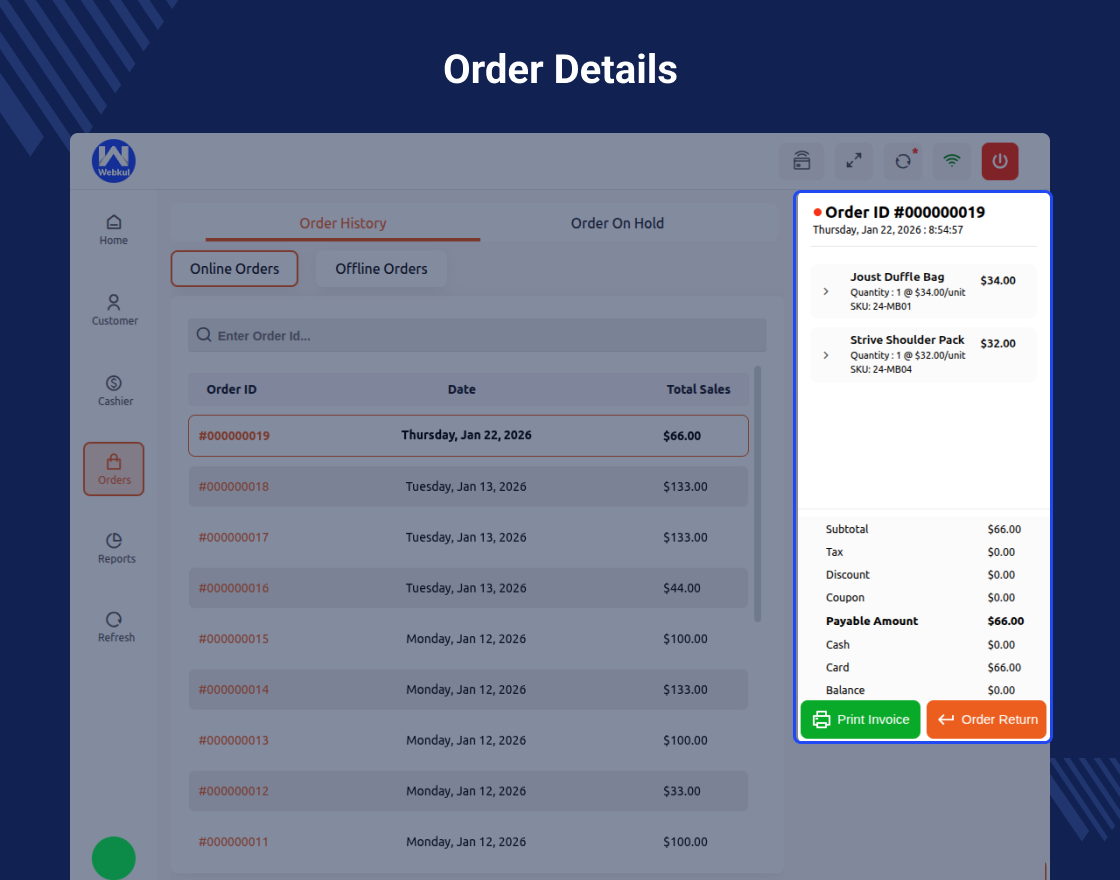 Magento 2 POS Stripe Reader Extension