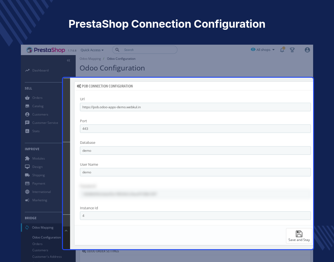 Odoo PrestaShop Connector