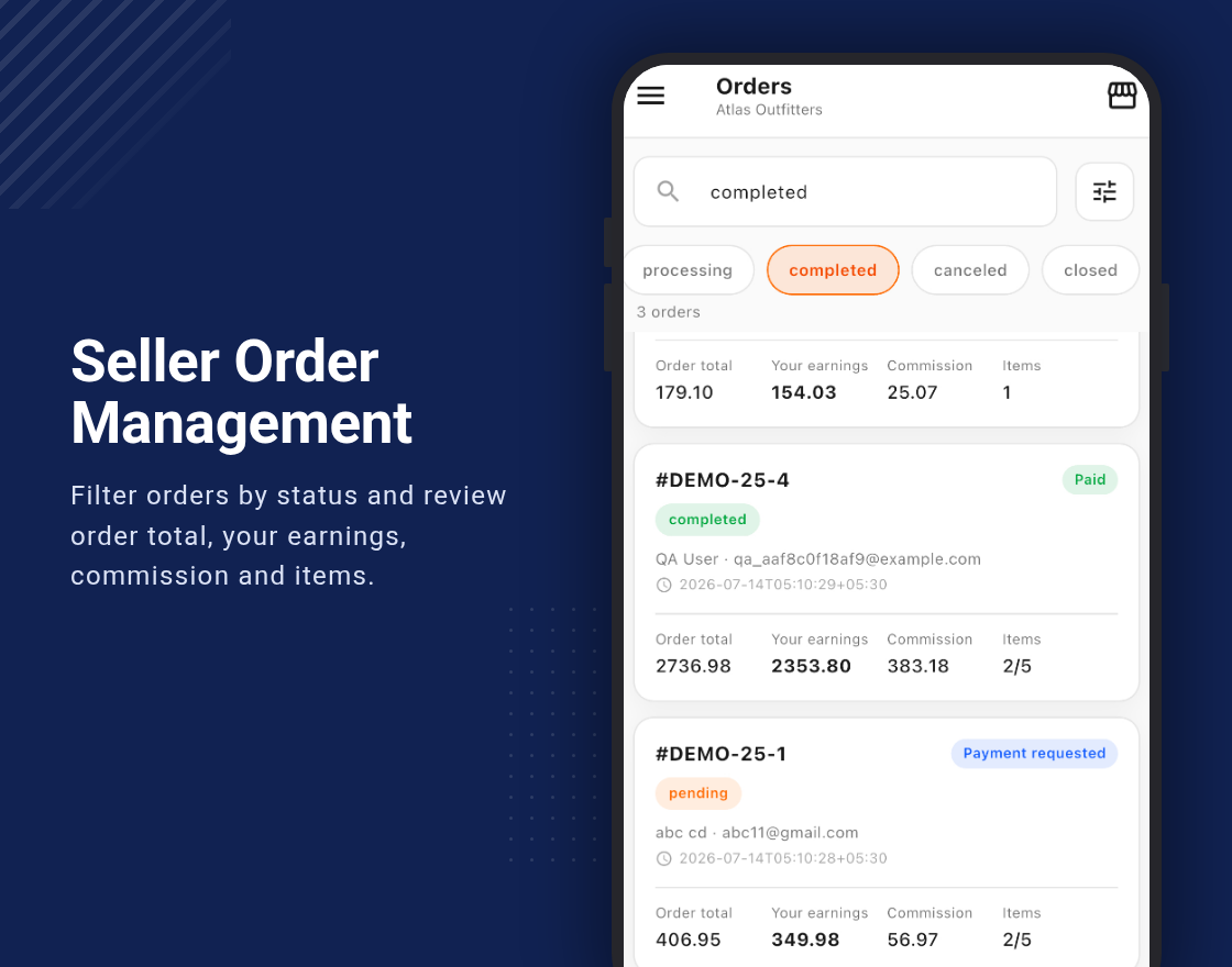 Laravel Multi Vendor Marketplace App