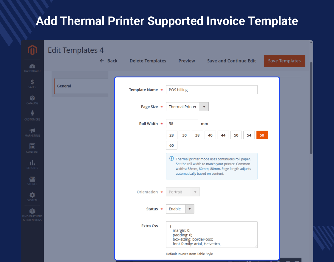 Magento 2 Invoice PDF Editor