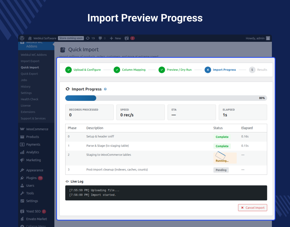WooCommerce Advanced Import Export
