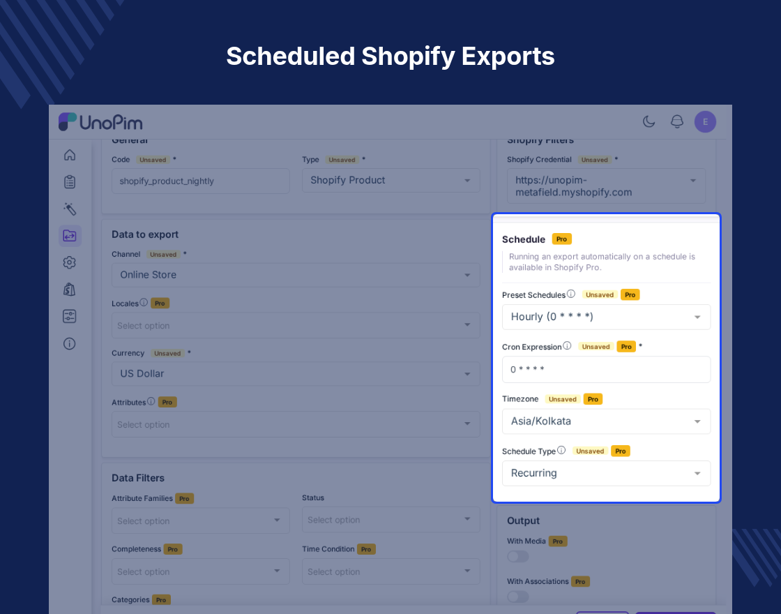 UnoPim Shopify Connector Pro