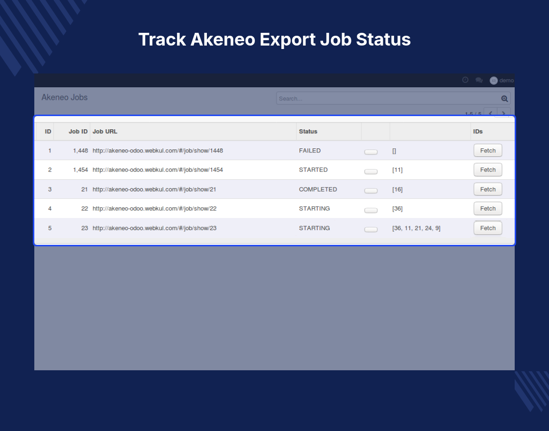 Akeneo Odoo Connector
