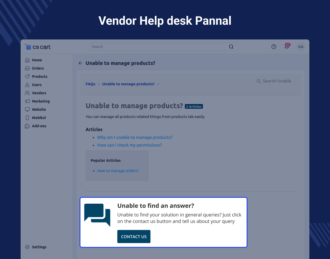 CS-Cart Multi Vendor FAQ