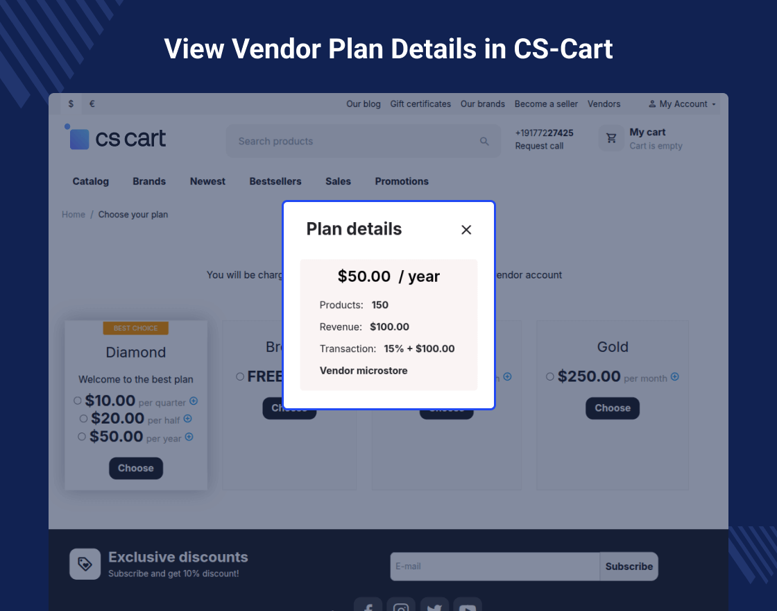 CS-Cart Plan Modification