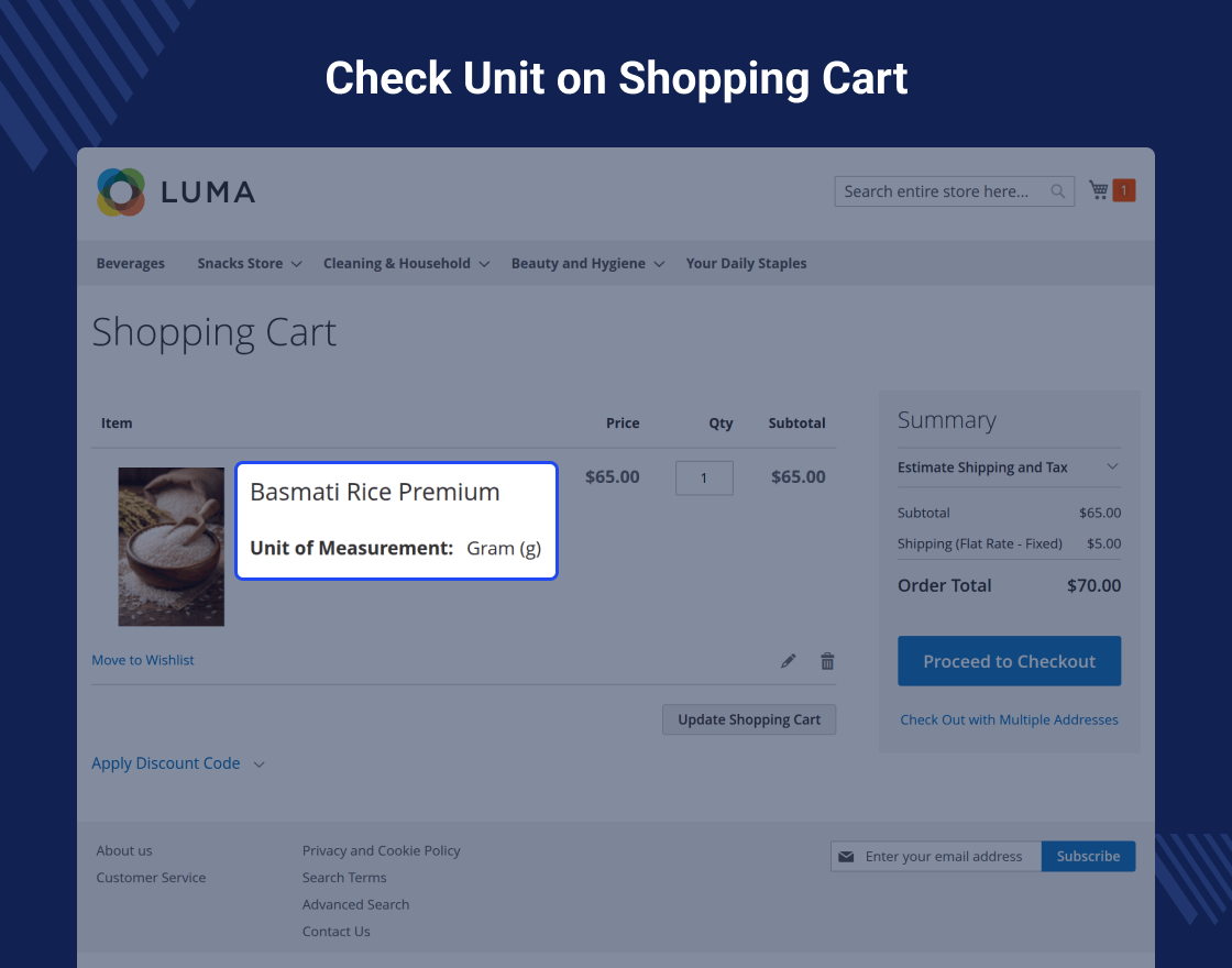Magento 2 Unit of Measurement (UOM)