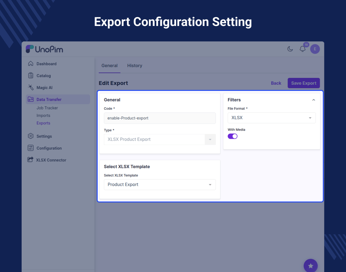 UnoPim Custom XLSX Connector