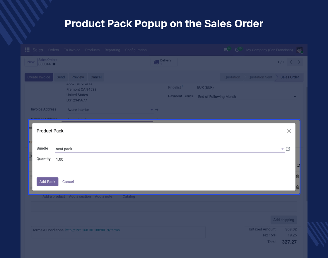 Odoo Website Product Pack