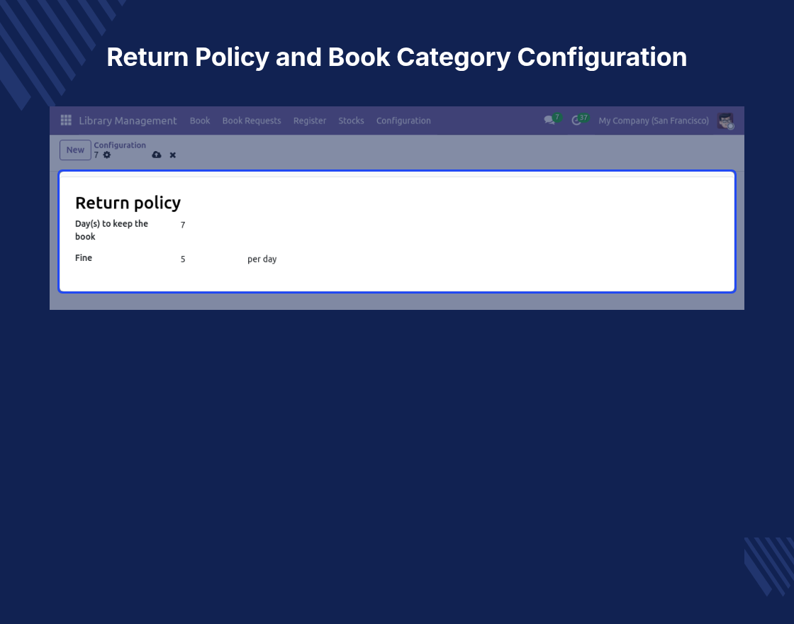 Odoo Library Management System