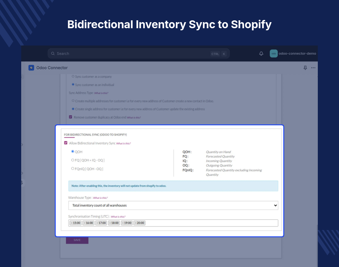Shopify Odoo Connector