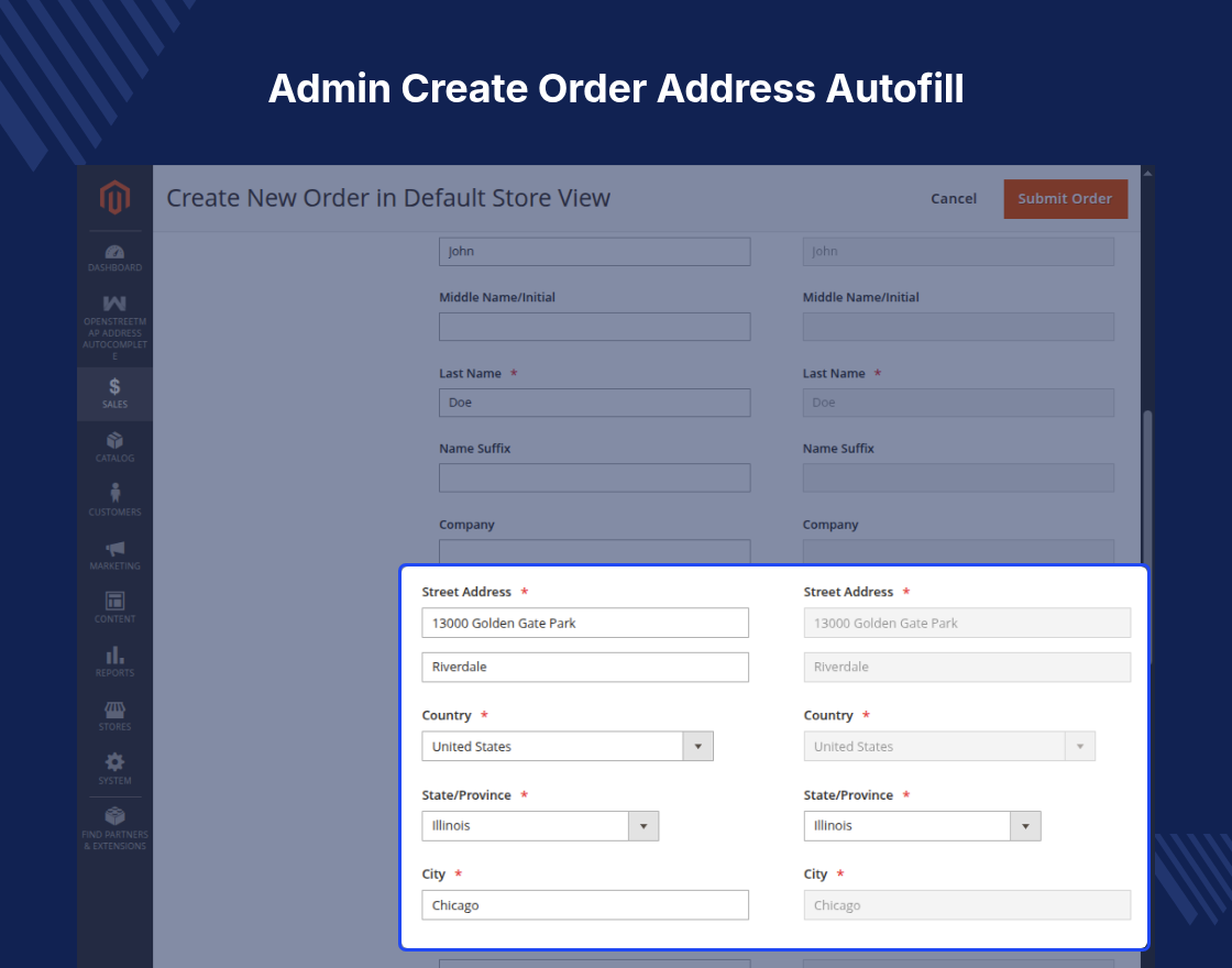 Magento 2 OpenStreetMap Address AutoComplete Extension