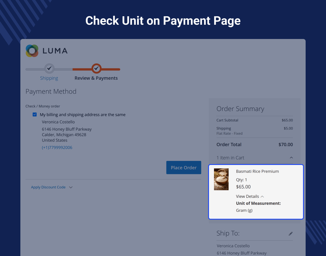 Magento 2 Unit of Measurement (UOM)