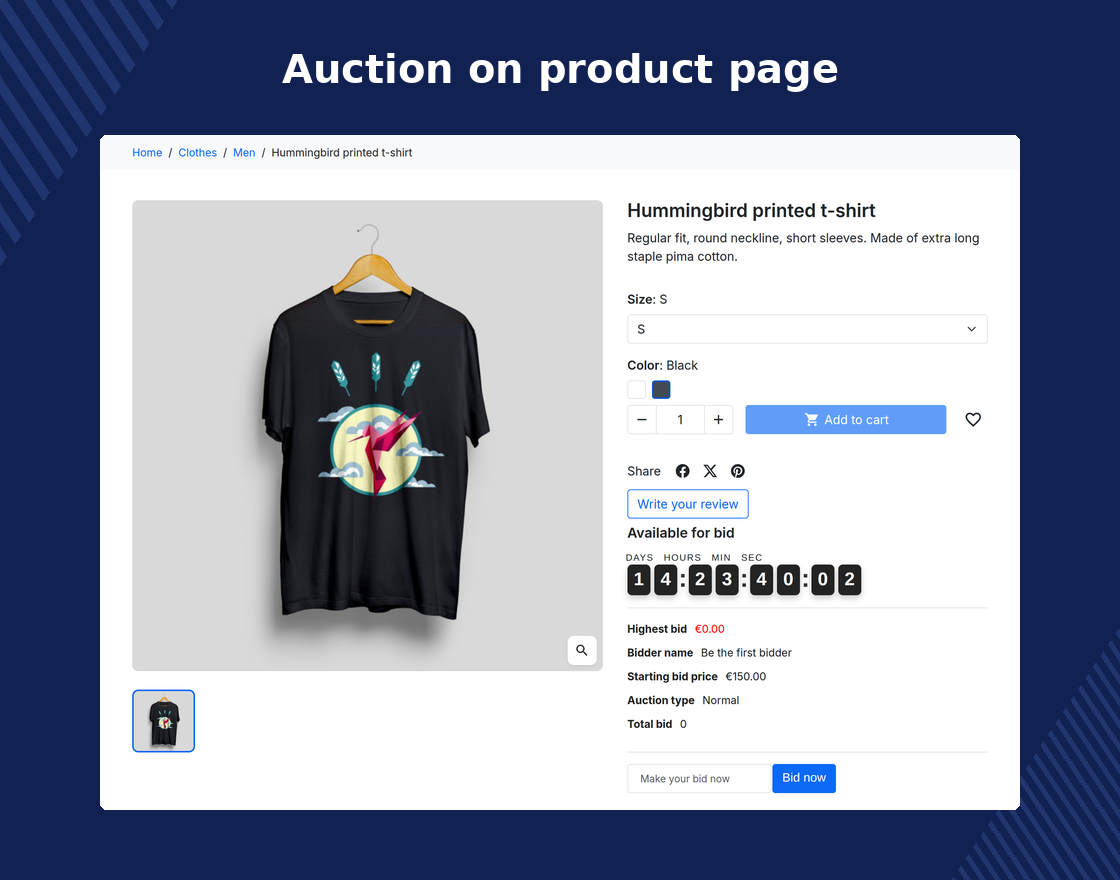 PrestaShop Product Auction 