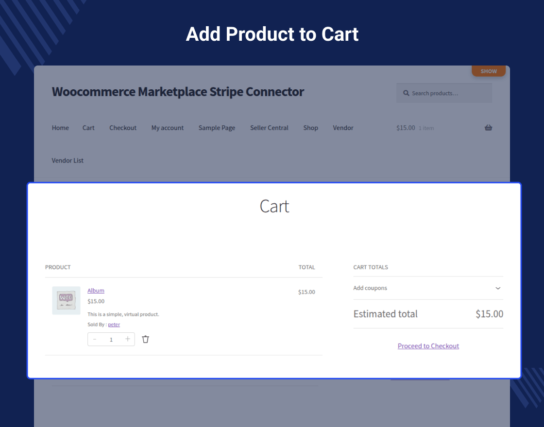 Multi Vendor Stripe Payment for WooCommerce