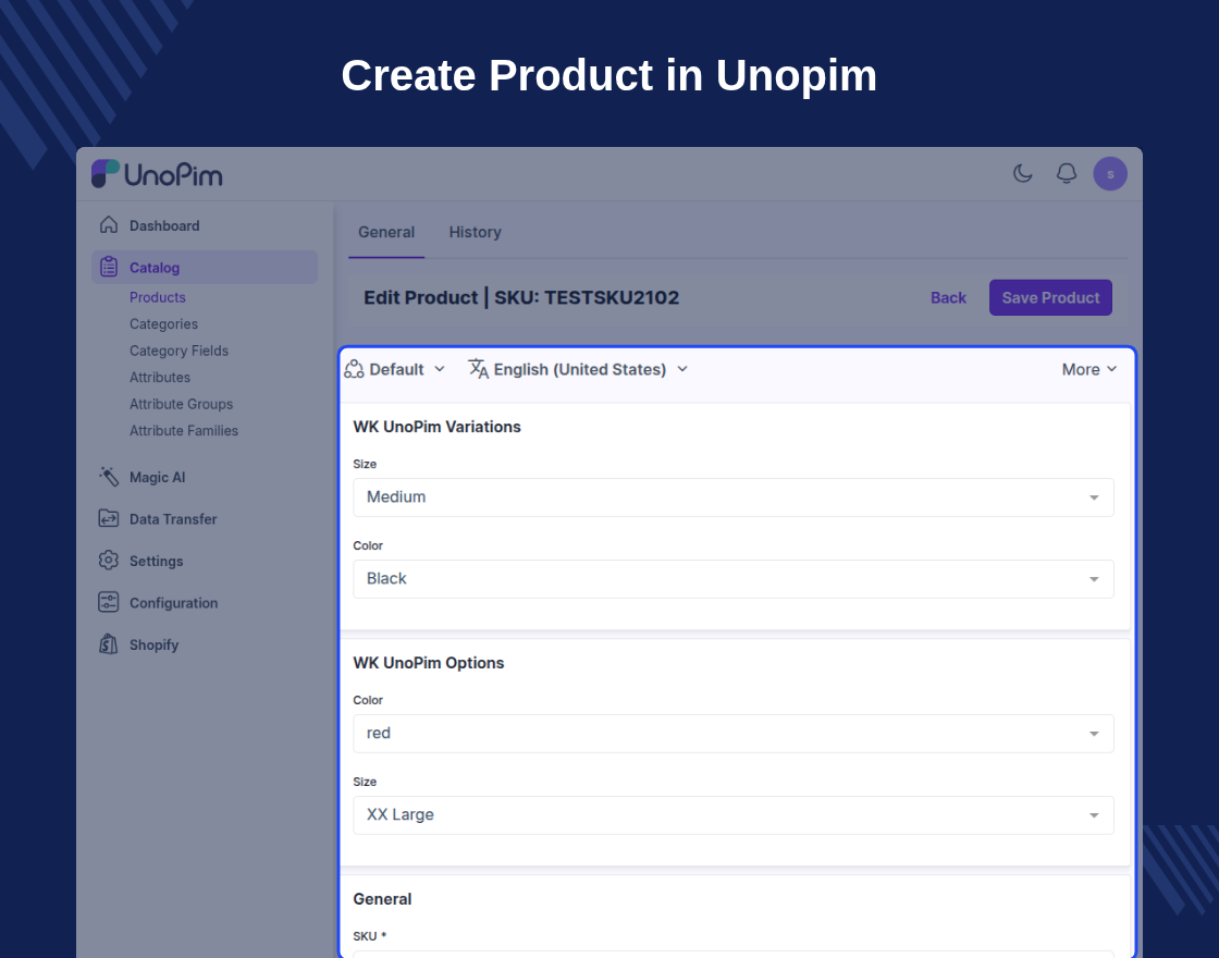 Shopware UnoPim Connector