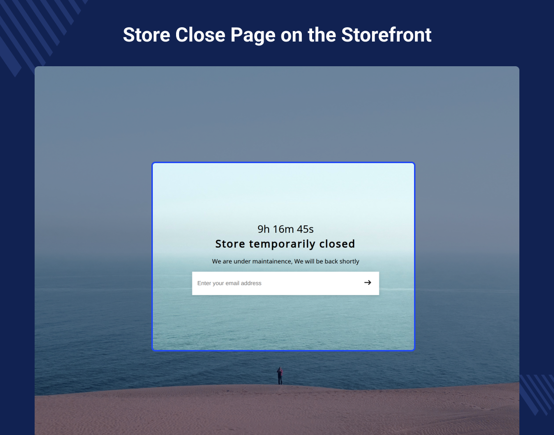 CS-Cart Store Close Custom Page