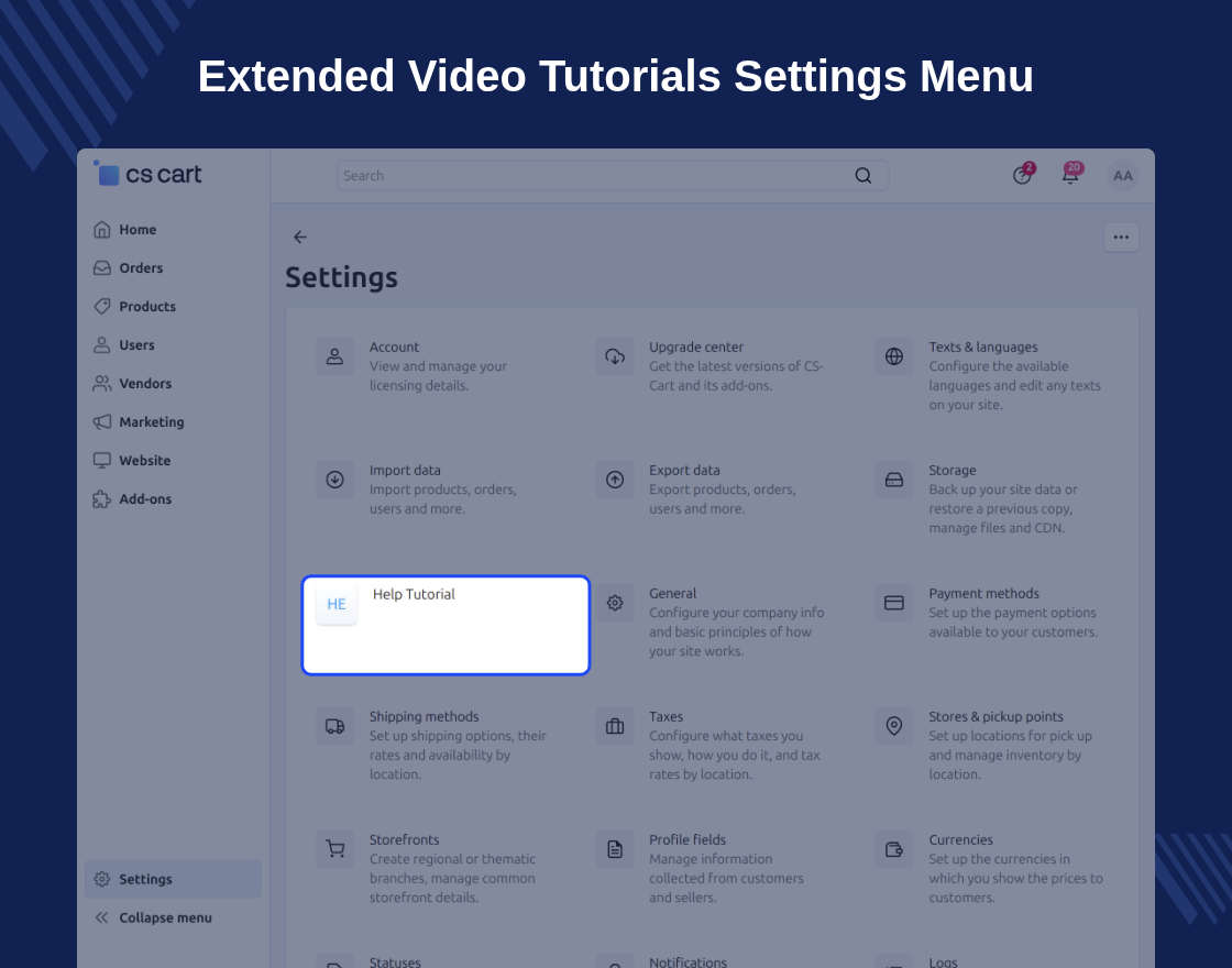 CS-Cart Extended Video Tutorials