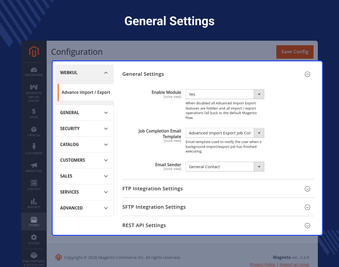 Magento 2 Advanced Import Export