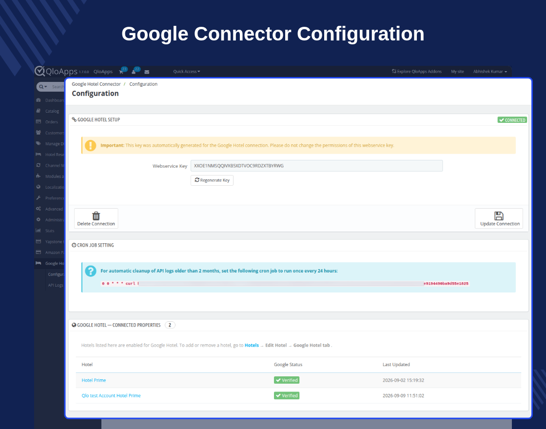 QloApps Google Hotel Connector
