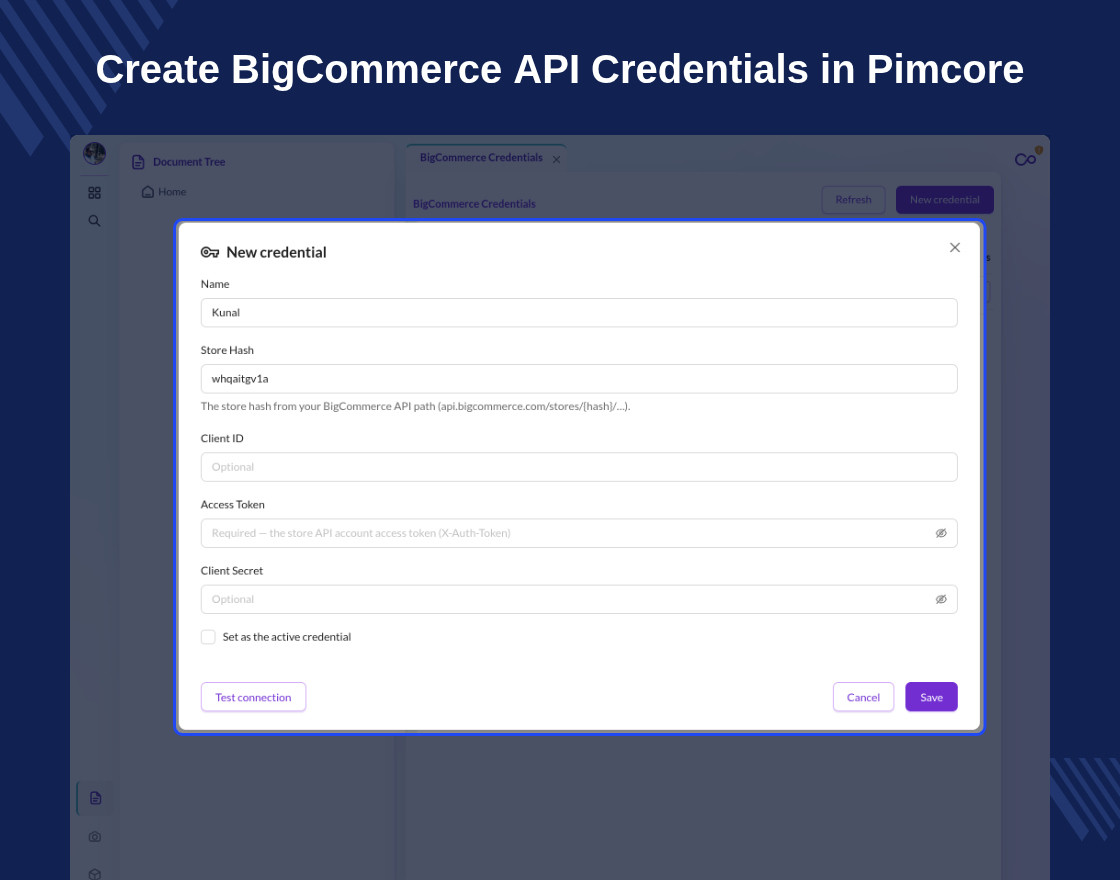 Pimcore BigCommerce Connector