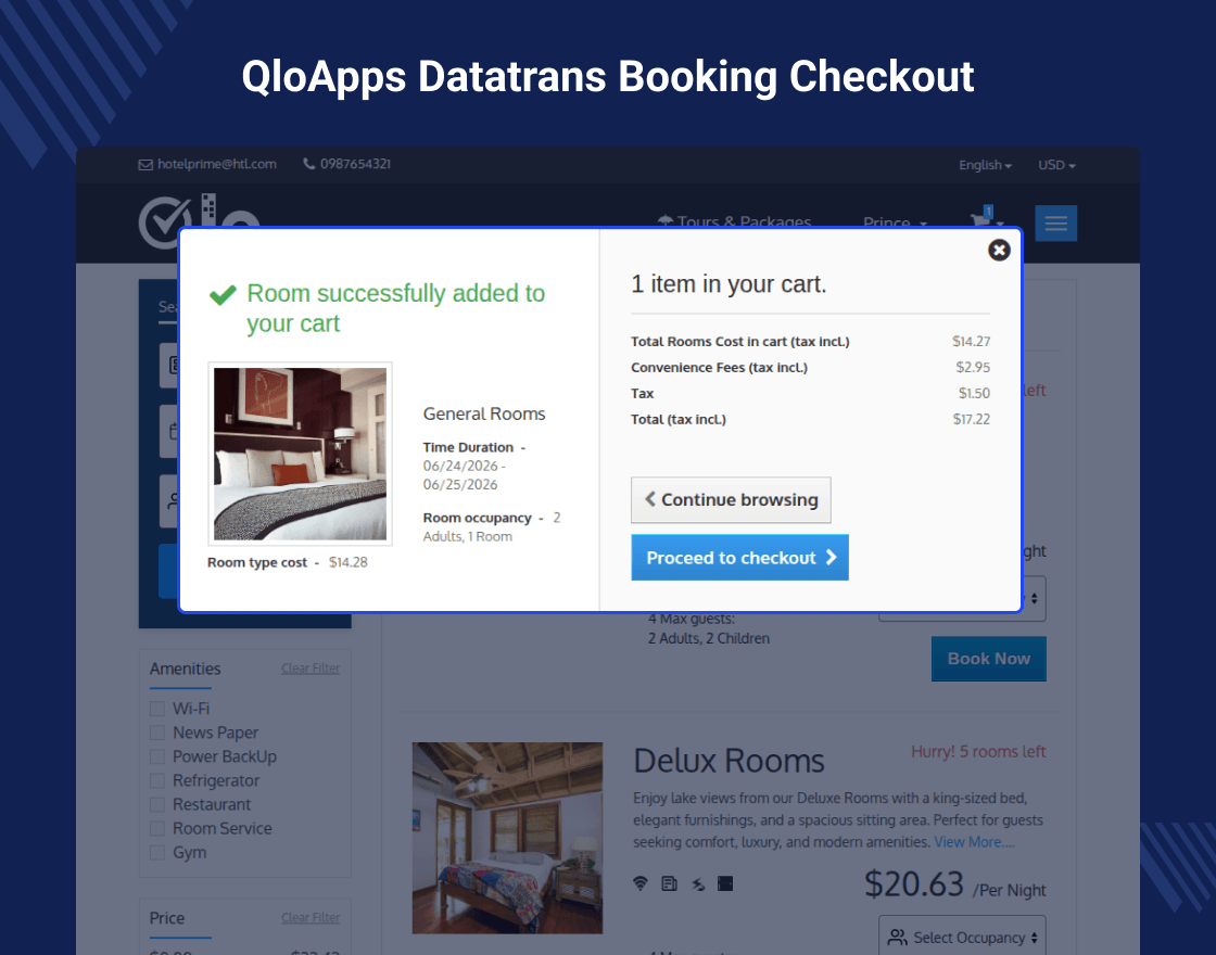 QloApps Datatrans Payment Gateway