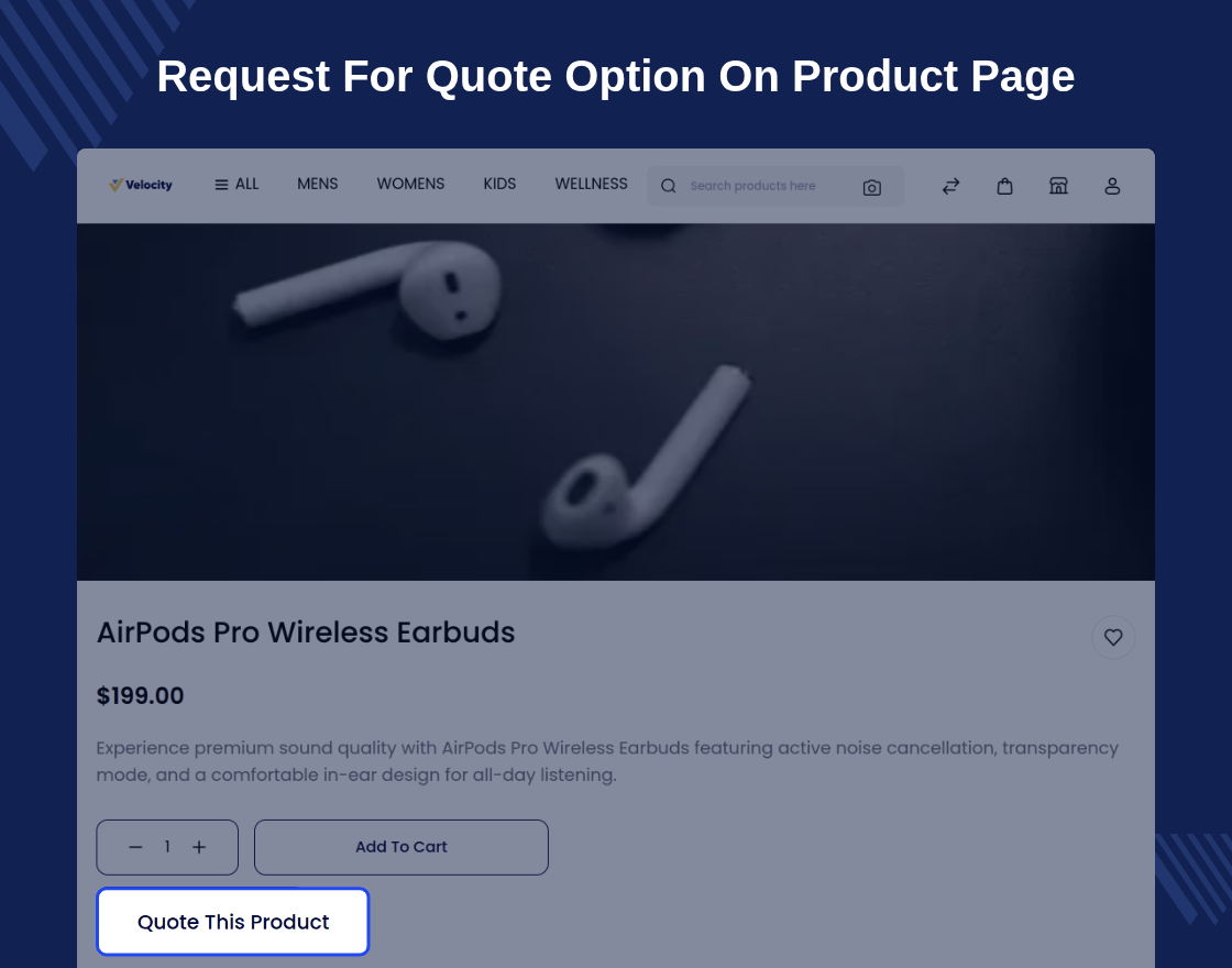 Laravel Marketplace Product Quote System