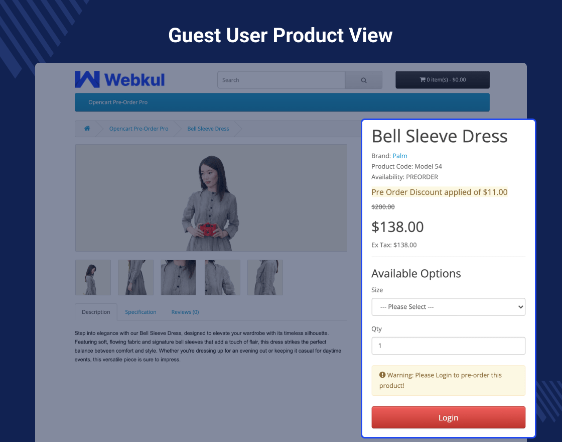 Opencart Pre Order Pro